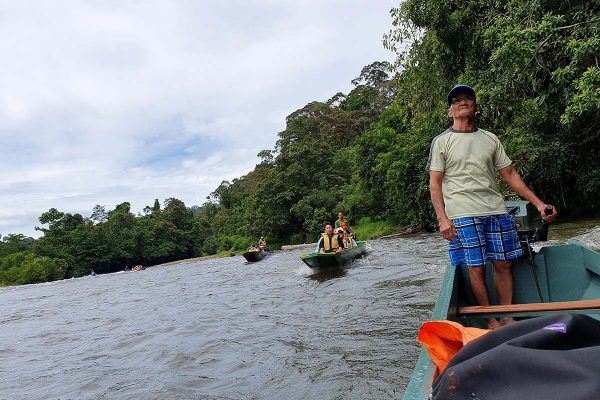 Longboat Ride - Temburong Brunei