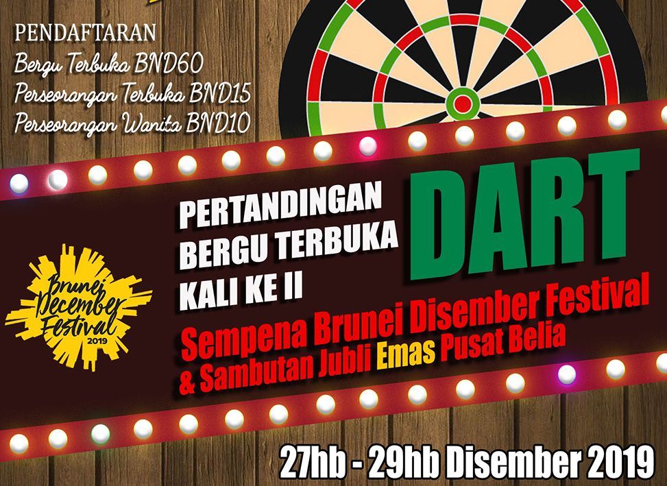 2nd Open Double Dart Tournament Brunei Tourism