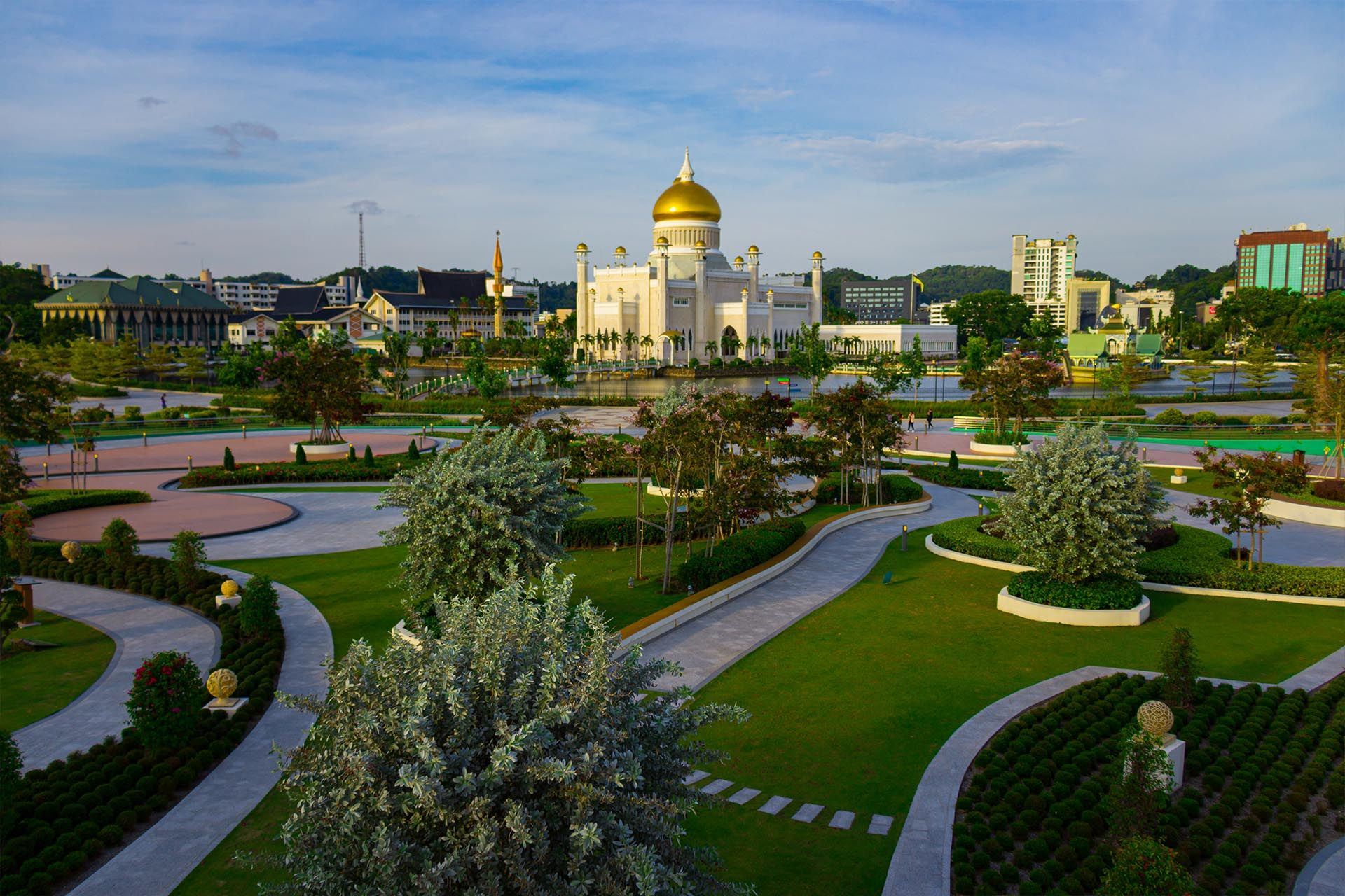 Sunset at the Eco Corridor Park