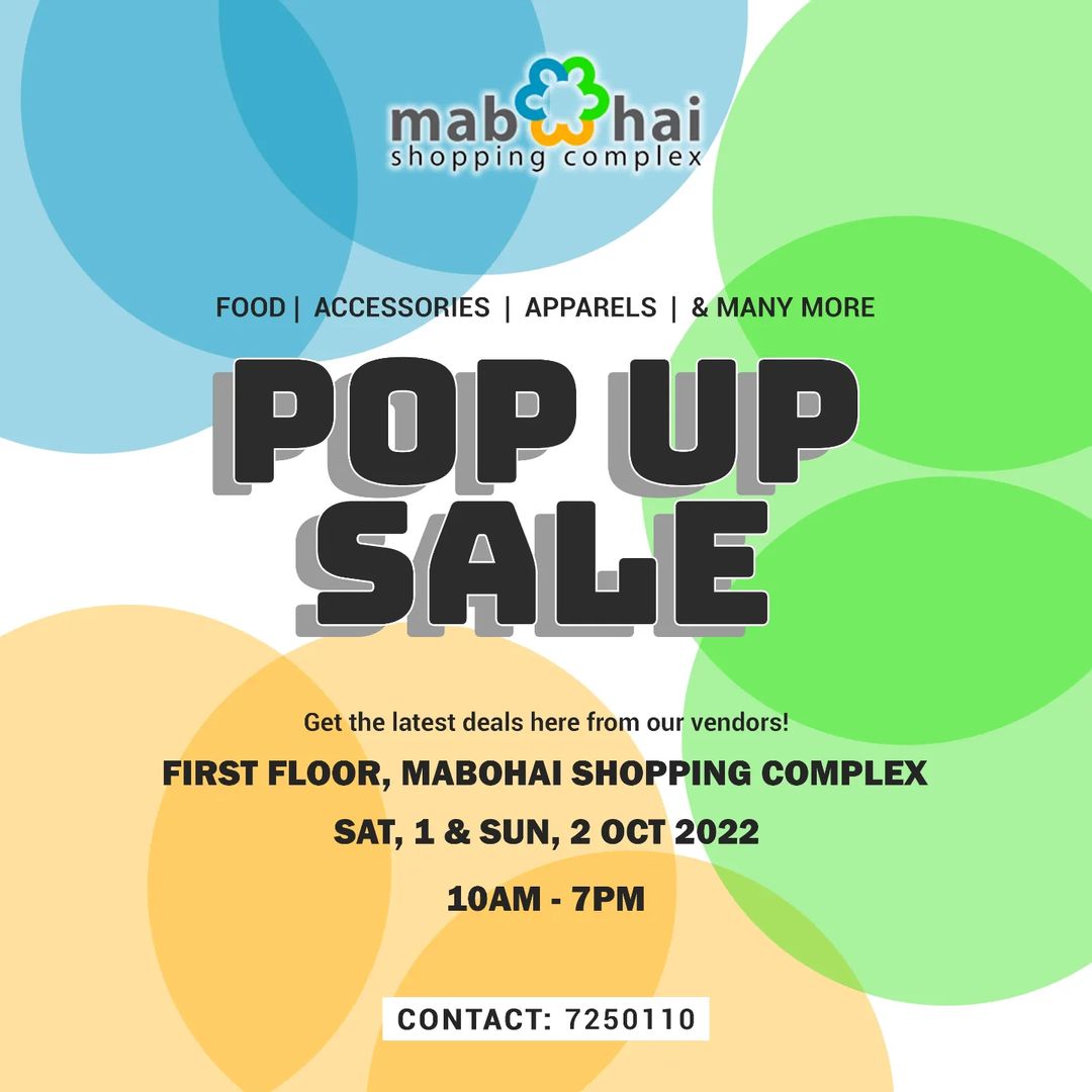 Mabohai pop up sale